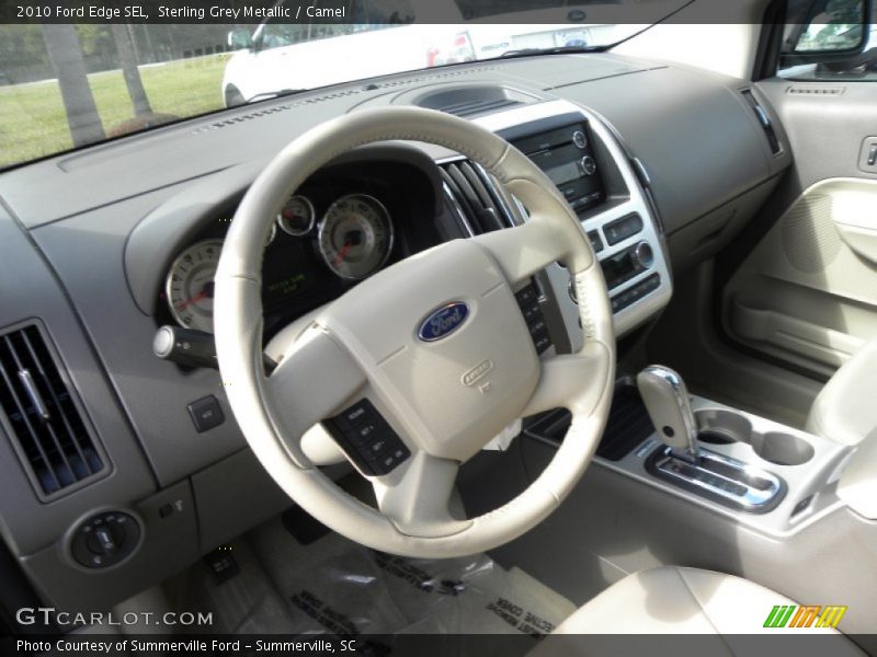 Sterling Grey Metallic / Camel 2010 Ford Edge SEL