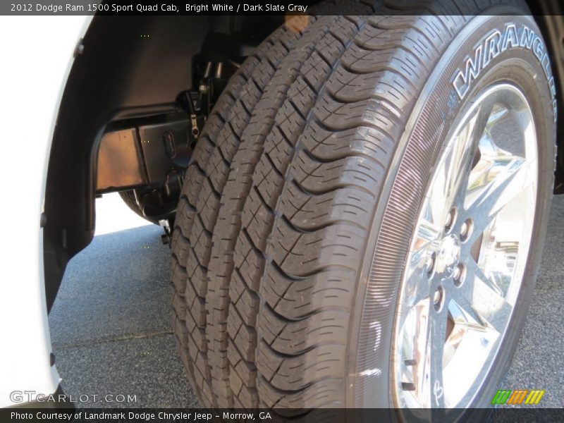 Bright White / Dark Slate Gray 2012 Dodge Ram 1500 Sport Quad Cab