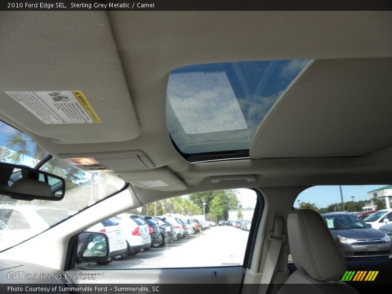 Sterling Grey Metallic / Camel 2010 Ford Edge SEL