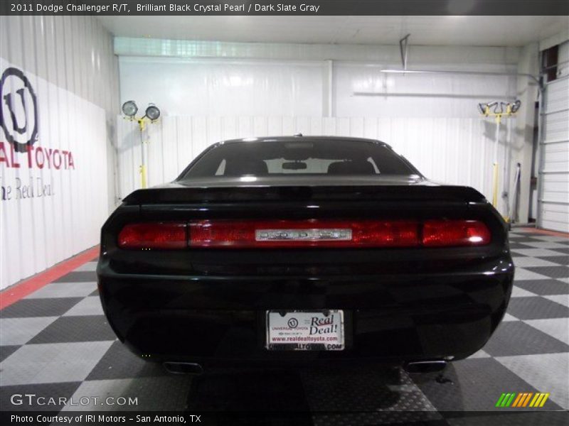 Brilliant Black Crystal Pearl / Dark Slate Gray 2011 Dodge Challenger R/T
