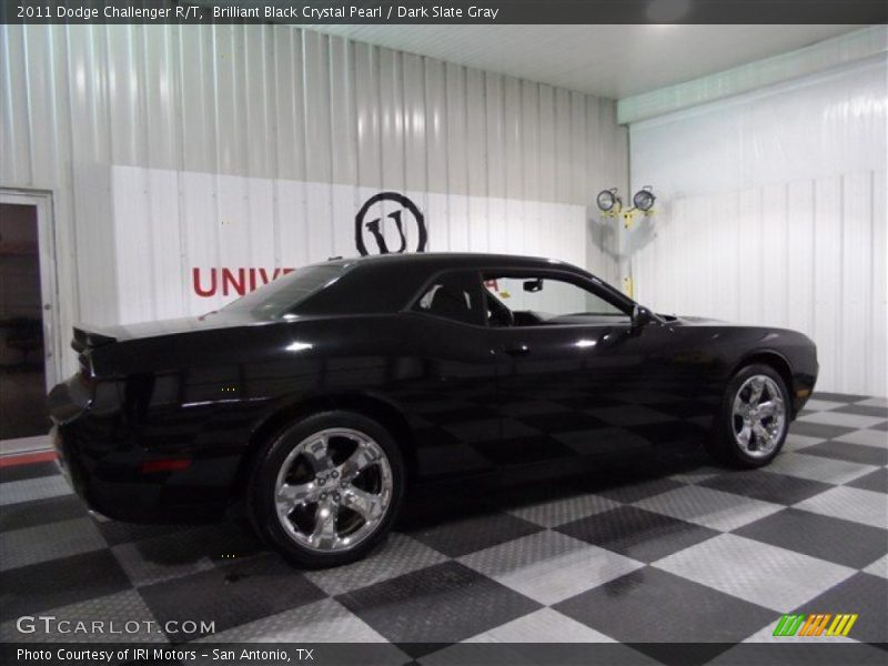 Brilliant Black Crystal Pearl / Dark Slate Gray 2011 Dodge Challenger R/T