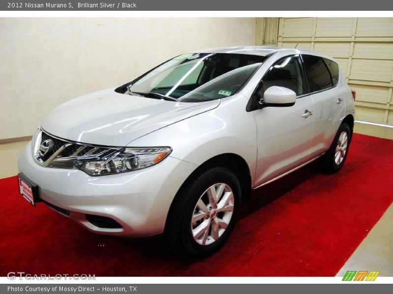 Brilliant Silver / Black 2012 Nissan Murano S