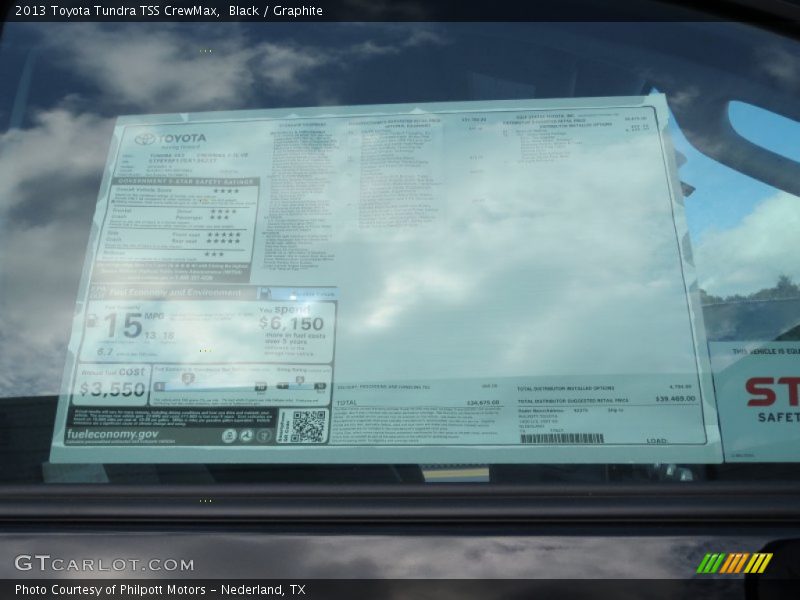 Black / Graphite 2013 Toyota Tundra TSS CrewMax