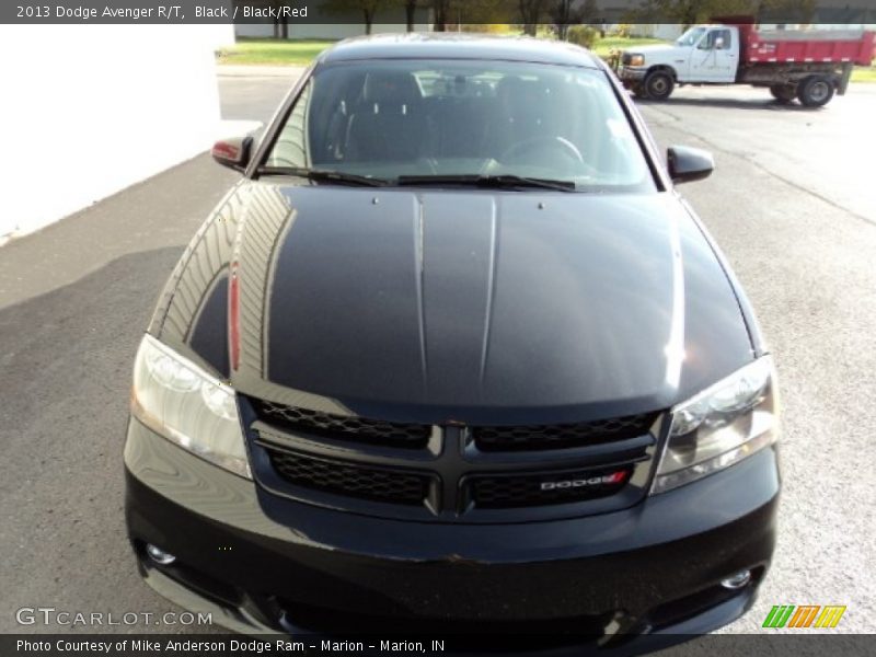 Black / Black/Red 2013 Dodge Avenger R/T