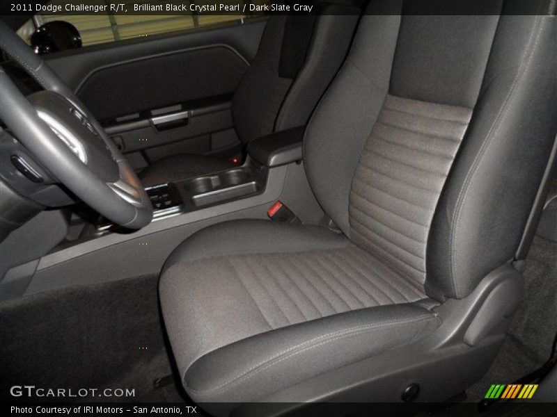 Brilliant Black Crystal Pearl / Dark Slate Gray 2011 Dodge Challenger R/T