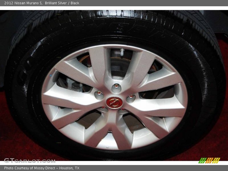 Brilliant Silver / Black 2012 Nissan Murano S