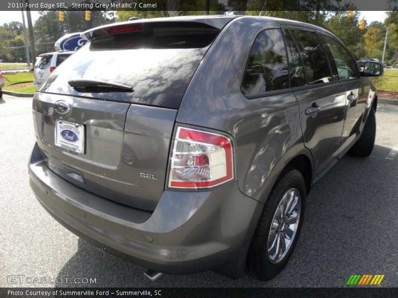Sterling Grey Metallic / Camel 2010 Ford Edge SEL