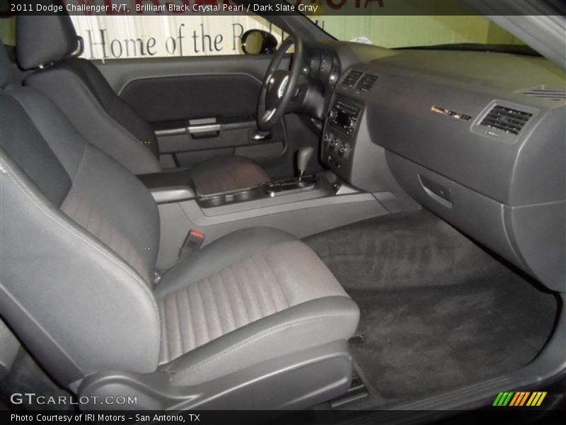 Brilliant Black Crystal Pearl / Dark Slate Gray 2011 Dodge Challenger R/T