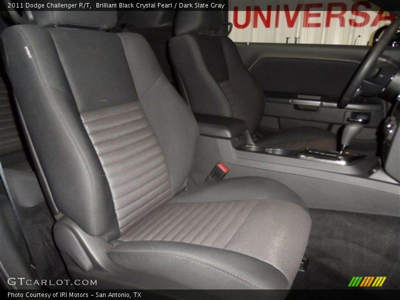Brilliant Black Crystal Pearl / Dark Slate Gray 2011 Dodge Challenger R/T