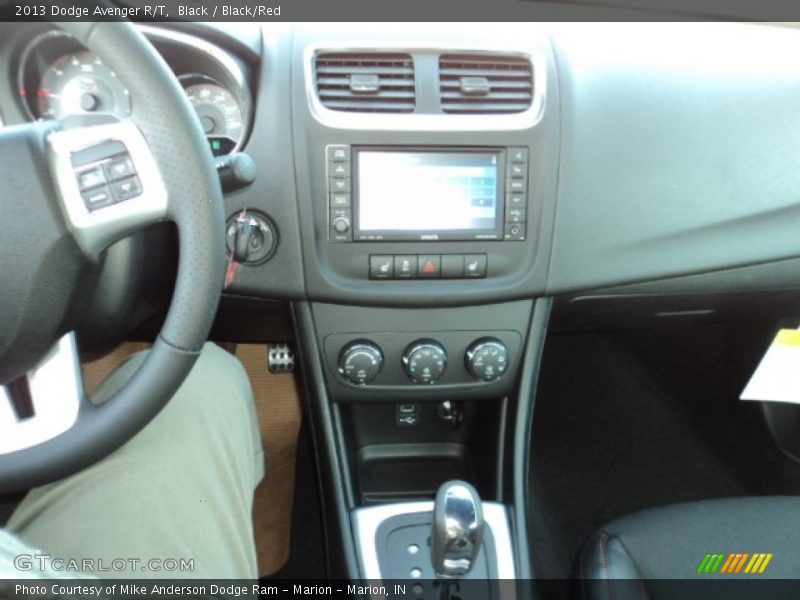Black / Black/Red 2013 Dodge Avenger R/T