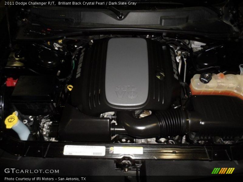 Brilliant Black Crystal Pearl / Dark Slate Gray 2011 Dodge Challenger R/T
