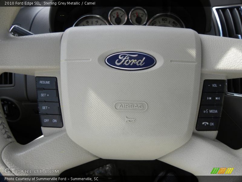 Sterling Grey Metallic / Camel 2010 Ford Edge SEL