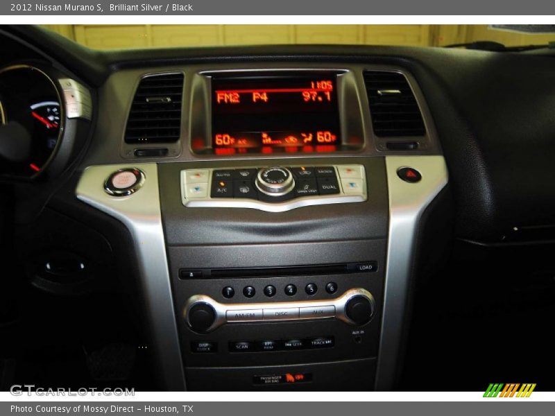 Brilliant Silver / Black 2012 Nissan Murano S