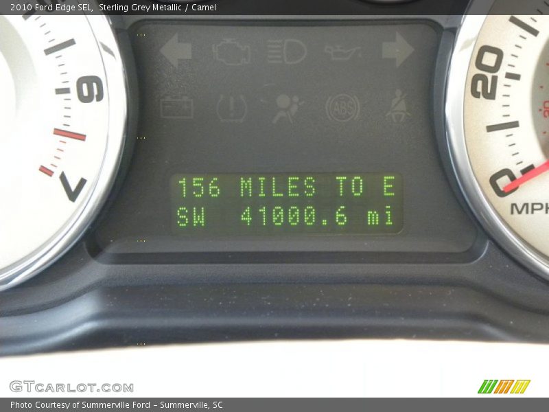 Sterling Grey Metallic / Camel 2010 Ford Edge SEL