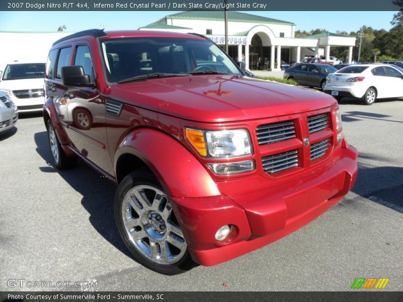 Inferno Red Crystal Pearl / Dark Slate Gray/Light Slate Gray 2007 Dodge Nitro R/T 4x4
