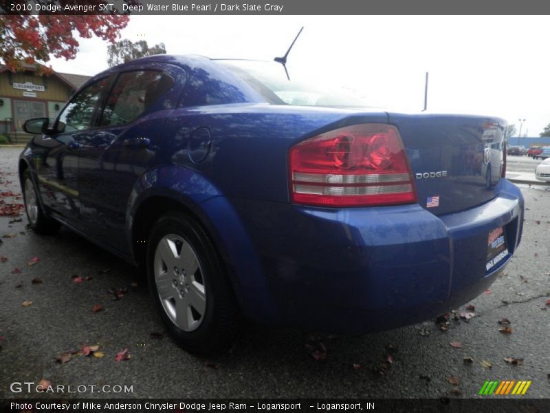 Deep Water Blue Pearl / Dark Slate Gray 2010 Dodge Avenger SXT