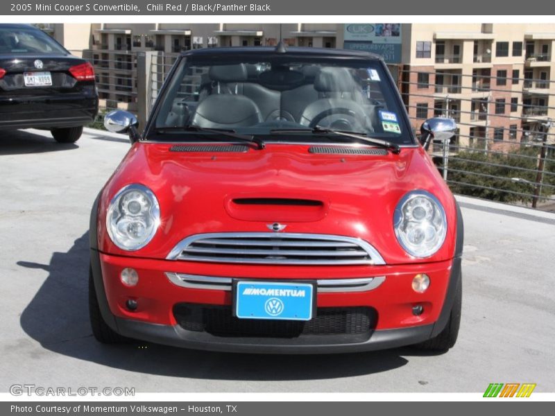 Chili Red / Black/Panther Black 2005 Mini Cooper S Convertible
