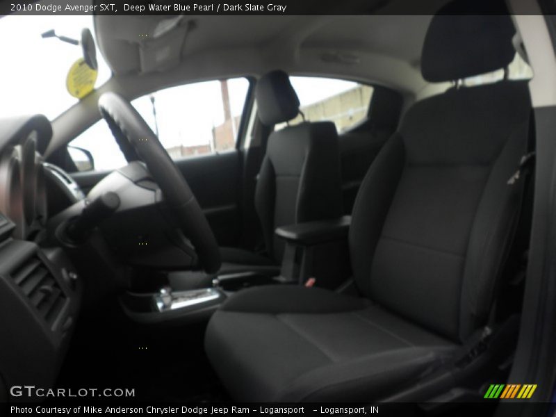 Deep Water Blue Pearl / Dark Slate Gray 2010 Dodge Avenger SXT