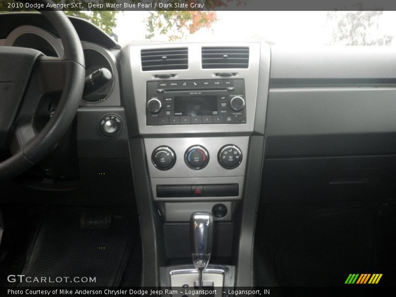 Deep Water Blue Pearl / Dark Slate Gray 2010 Dodge Avenger SXT