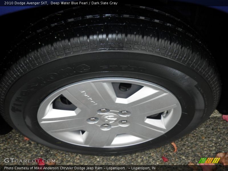 Deep Water Blue Pearl / Dark Slate Gray 2010 Dodge Avenger SXT