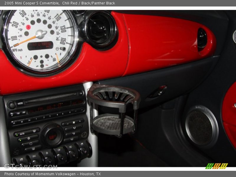 Chili Red / Black/Panther Black 2005 Mini Cooper S Convertible