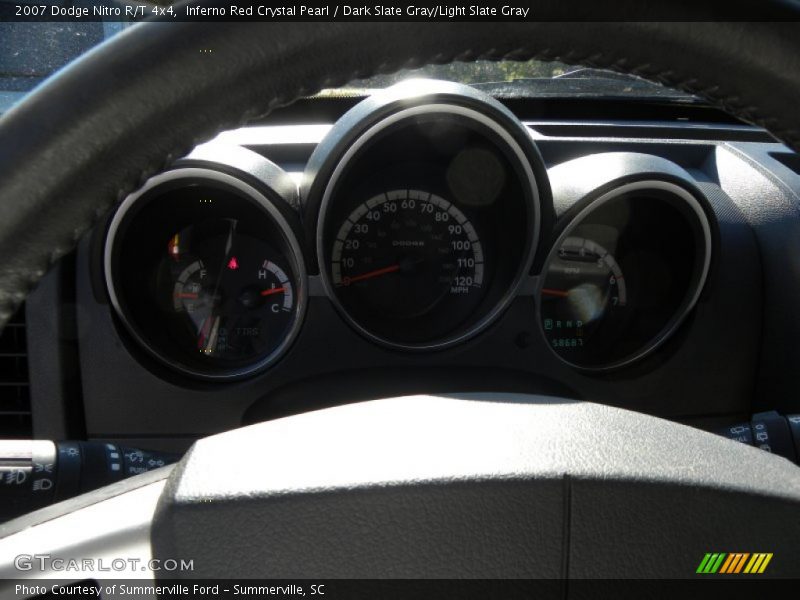 Inferno Red Crystal Pearl / Dark Slate Gray/Light Slate Gray 2007 Dodge Nitro R/T 4x4