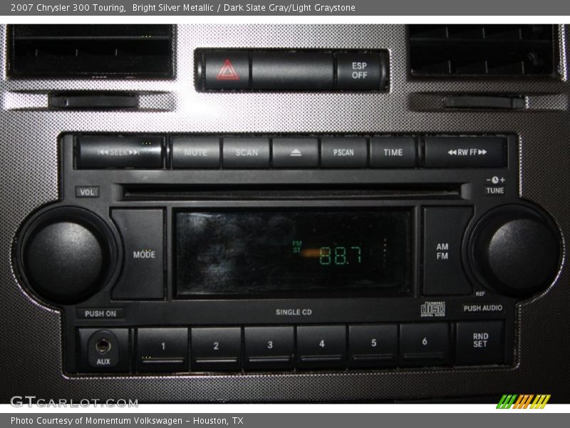 Bright Silver Metallic / Dark Slate Gray/Light Graystone 2007 Chrysler 300 Touring