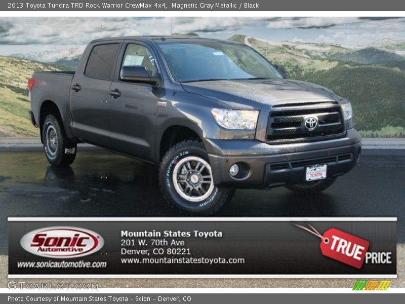 Magnetic Gray Metallic / Black 2013 Toyota Tundra TRD Rock Warrior CrewMax 4x4