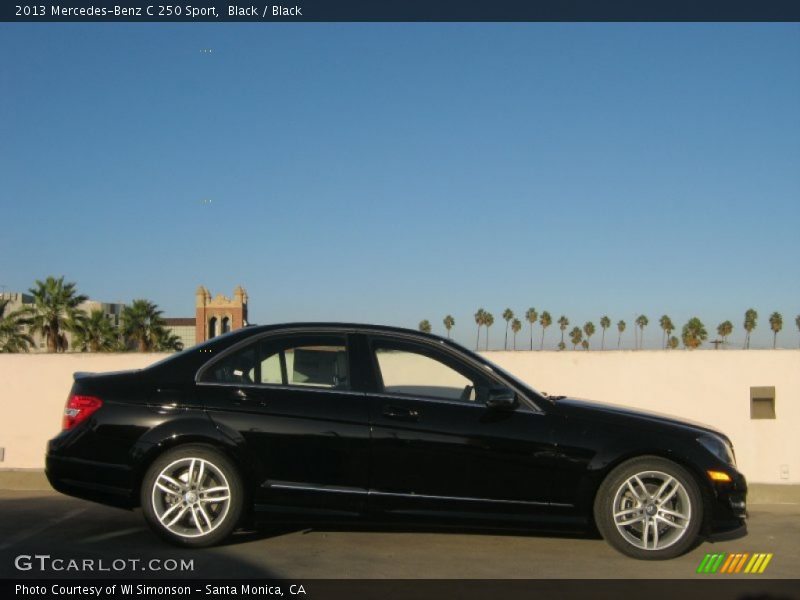 Black / Black 2013 Mercedes-Benz C 250 Sport