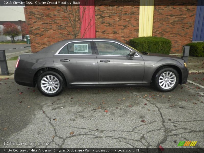 Granite Crystal Metallic / Black 2013 Chrysler 300