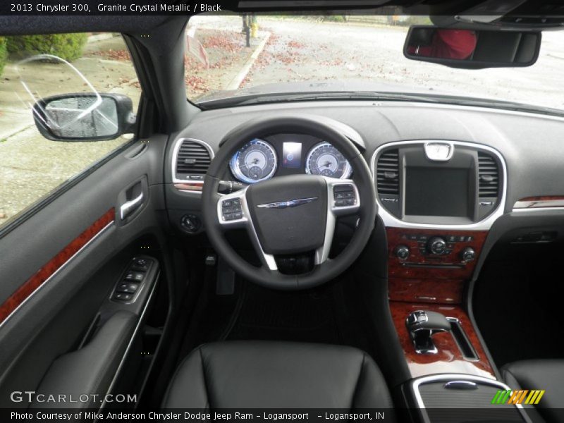 Granite Crystal Metallic / Black 2013 Chrysler 300