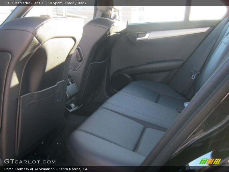 Black / Black 2013 Mercedes-Benz C 250 Sport