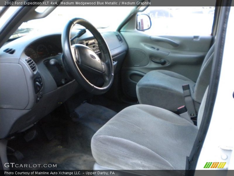 Medium Wedgewood Blue Metallic / Medium Graphite 2002 Ford Expedition XLT 4x4