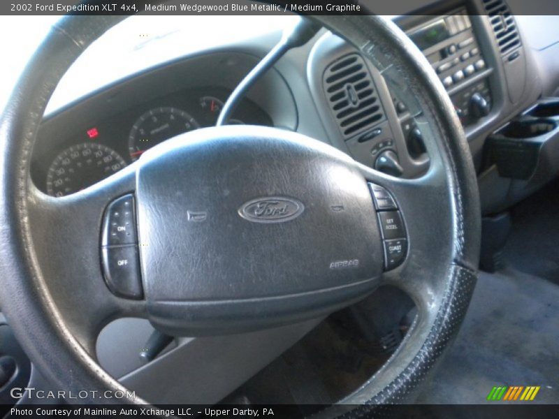 Medium Wedgewood Blue Metallic / Medium Graphite 2002 Ford Expedition XLT 4x4