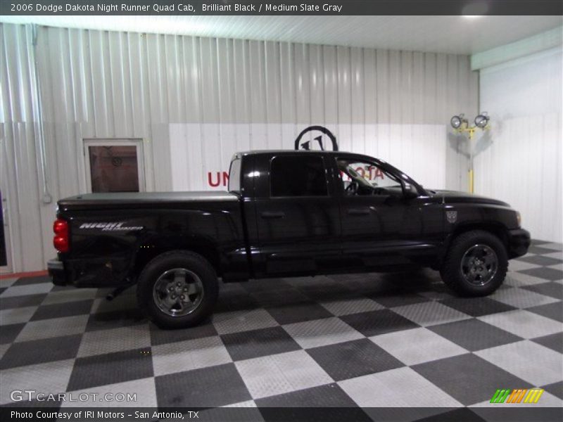 Brilliant Black / Medium Slate Gray 2006 Dodge Dakota Night Runner Quad Cab