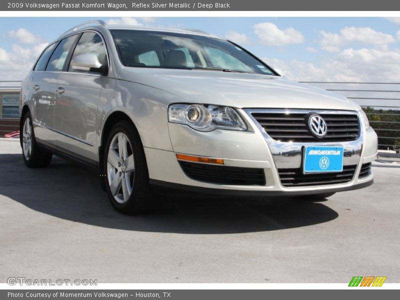 Reflex Silver Metallic / Deep Black 2009 Volkswagen Passat Komfort Wagon