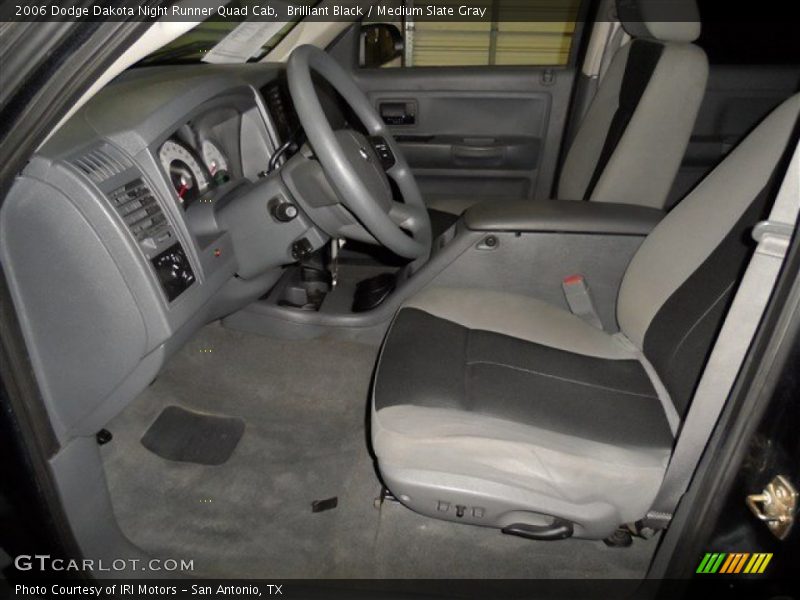 Front Seat of 2006 Dakota Night Runner Quad Cab