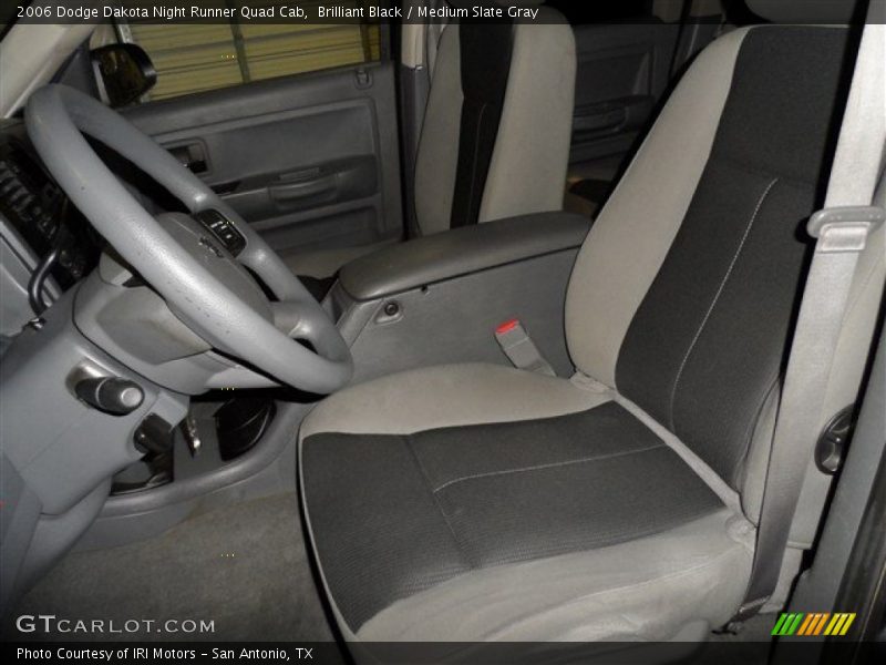 Brilliant Black / Medium Slate Gray 2006 Dodge Dakota Night Runner Quad Cab