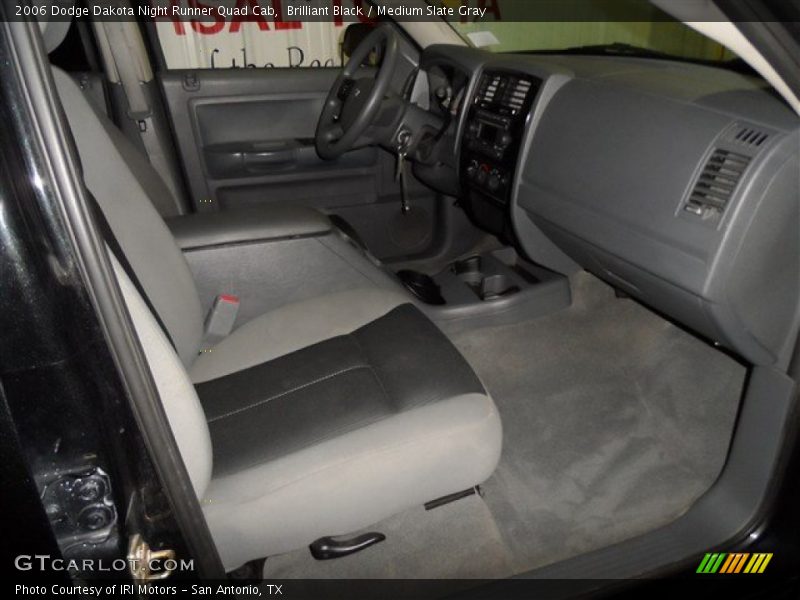 Brilliant Black / Medium Slate Gray 2006 Dodge Dakota Night Runner Quad Cab