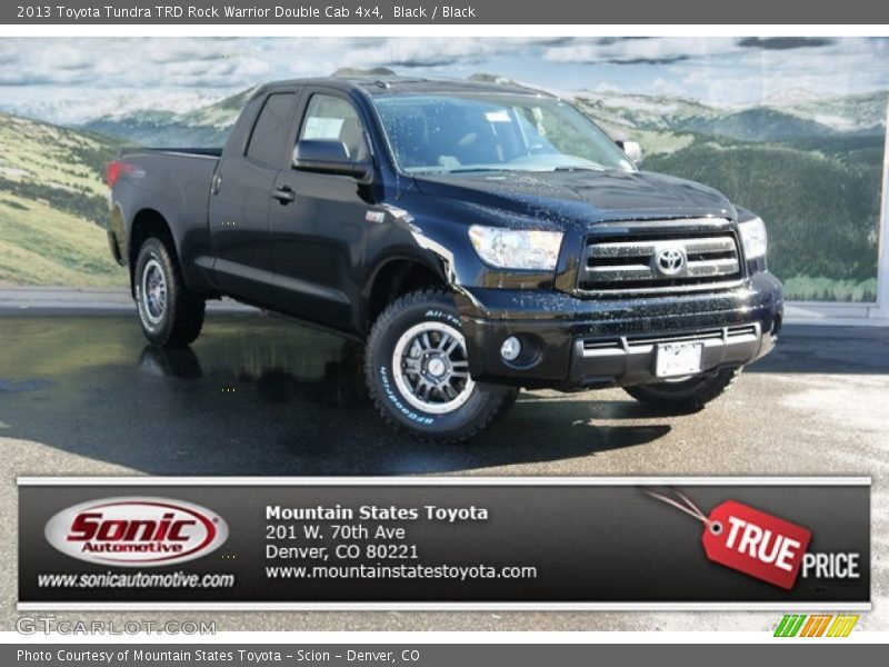 Black / Black 2013 Toyota Tundra TRD Rock Warrior Double Cab 4x4