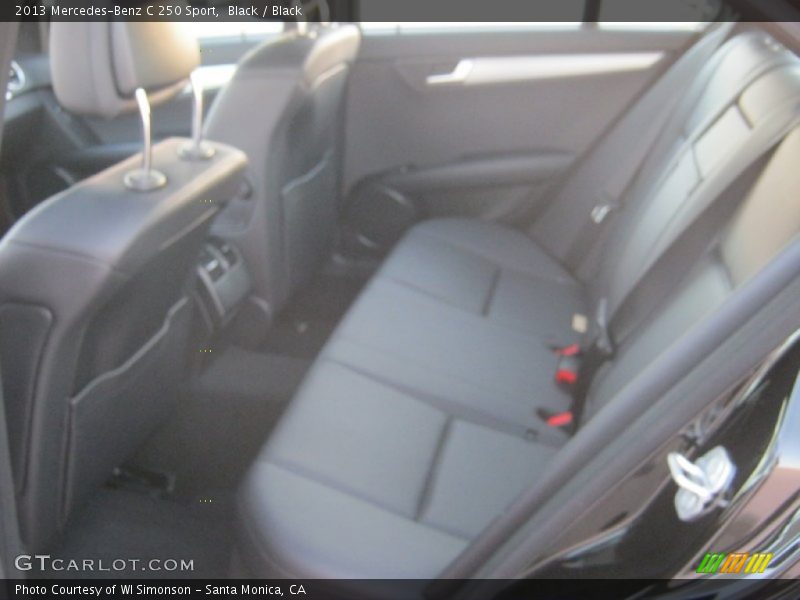 Black / Black 2013 Mercedes-Benz C 250 Sport
