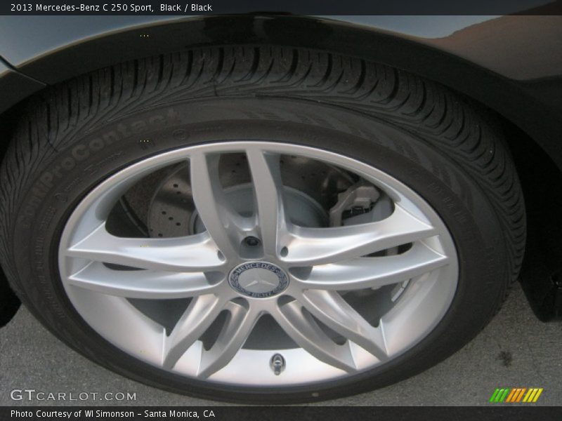 Black / Black 2013 Mercedes-Benz C 250 Sport