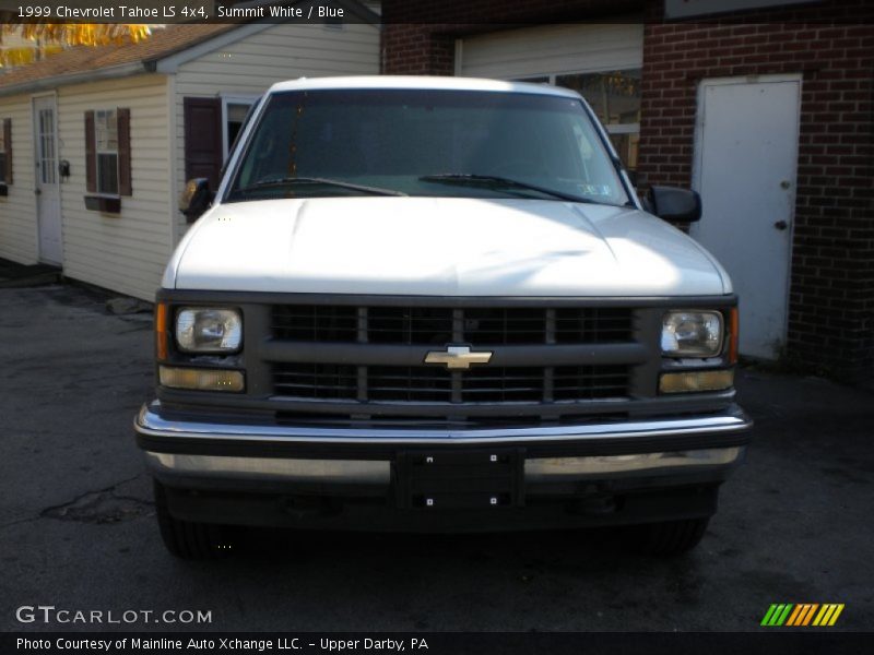 Summit White / Blue 1999 Chevrolet Tahoe LS 4x4