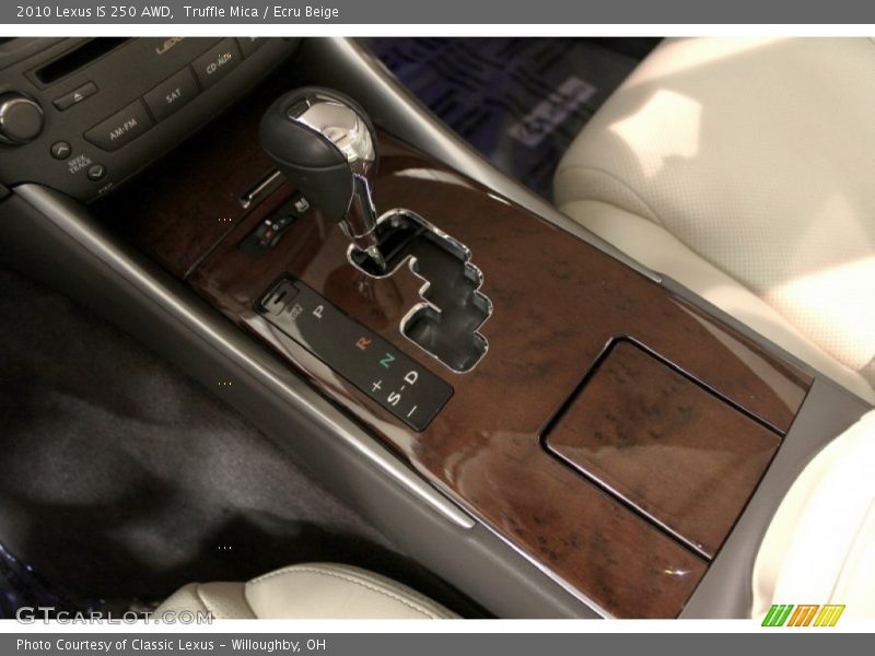  2010 IS 250 AWD 6 Speed Paddle-Shift Automatic Shifter