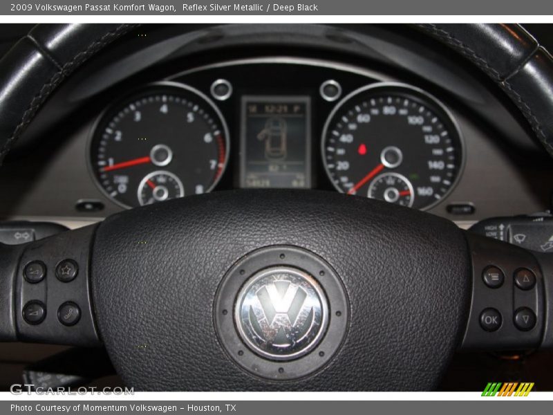 Reflex Silver Metallic / Deep Black 2009 Volkswagen Passat Komfort Wagon