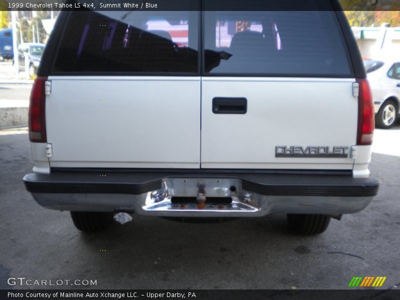 Summit White / Blue 1999 Chevrolet Tahoe LS 4x4