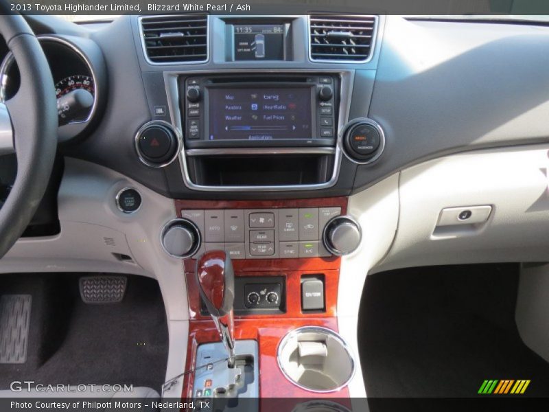 Controls of 2013 Highlander Limited