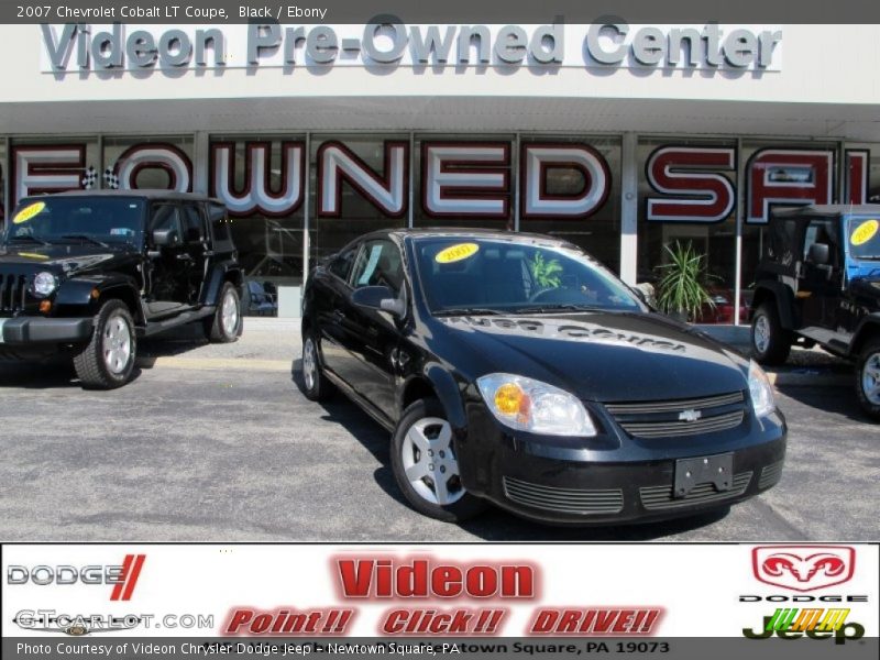 Black / Ebony 2007 Chevrolet Cobalt LT Coupe
