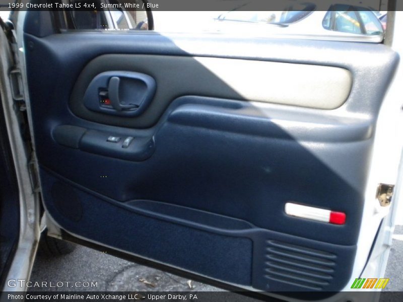 Summit White / Blue 1999 Chevrolet Tahoe LS 4x4