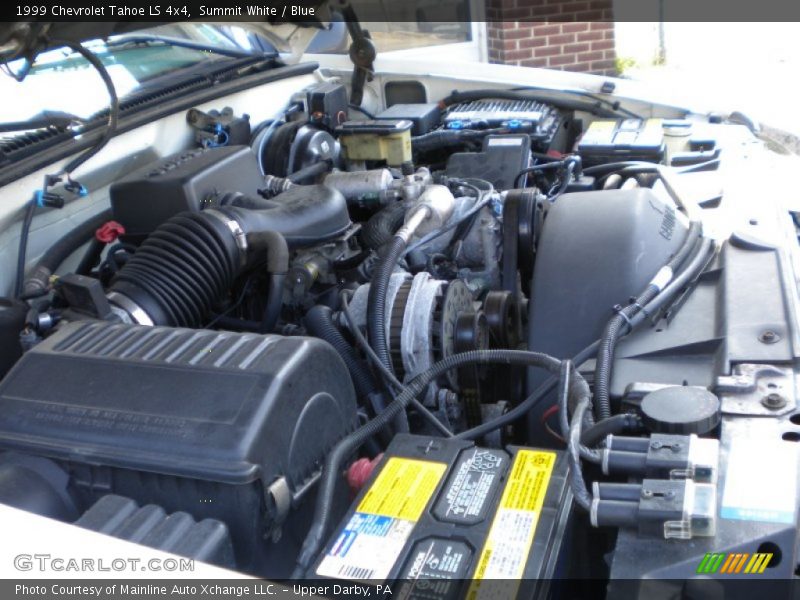 Summit White / Blue 1999 Chevrolet Tahoe LS 4x4